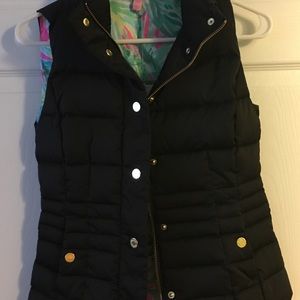 Lilly Pulitzer Isabelle Vest, XXS BLACK
